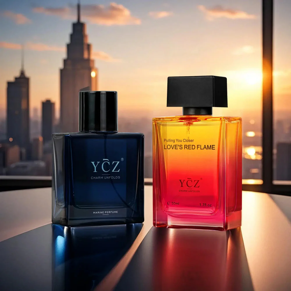 YCZ Midnight Marine & Love's Red Flame Eau De Parfum-Klarna - Image 3